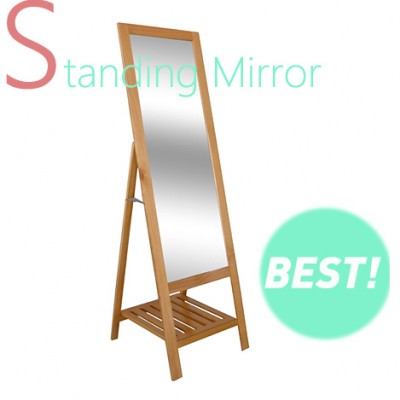 Pine Wood Frame with free standing mirror